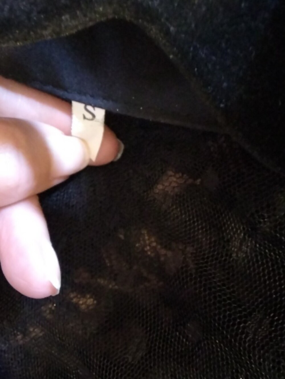 Sheer Black Polka Dot Maxi Duster - Picture 4 of 4